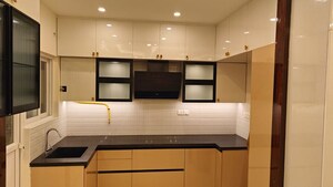 Kitchen in 2 BHK Apartment at Adarsh Greens, Kogilu – for Rent