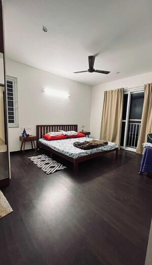 Bedroom in 2 BHK Apartment at Puravankara Palm Beach, Hennur – for Rent