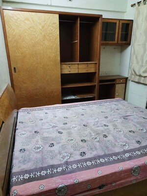 Bedroom in 1 BHK Apartment at Lodha Paradise, Majiwada – for Rent