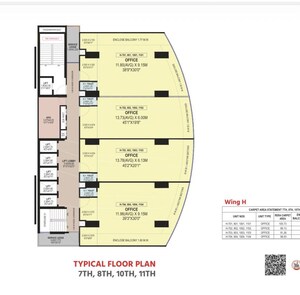 Floor Plan in  Office Space at Pimple Nilakh – for Sale