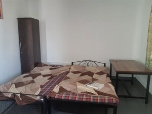 Bedroom in 1 RK Apartment at Shri Ram Niwas, Aundh – for Rent