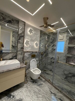 Bathroom in 3 BHK Villa at Sushant Lok I – for Sale