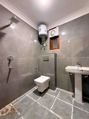 Bathroom in 1 BHK Apartment at Palm Residency Chhatarpur, Chattarpur – for Rent