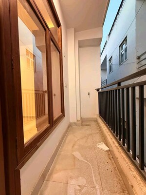 Balcony in 1 BHK Apartment at Palm Residency Chhatarpur, Chattarpur – for Rent