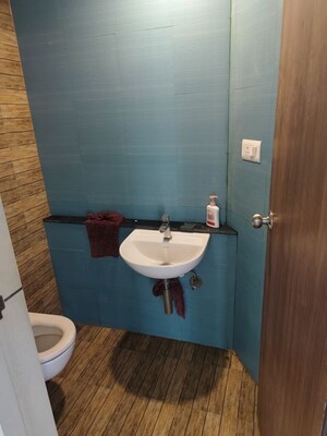 Bathroom in 1 BHK Apartment at Lodha Crown Kolshet, Kolshet Road – for Rent