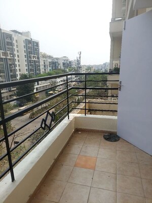 Balcony in 3 BHK Apartment at Bramha Park, Tingre Nagar – for Rent