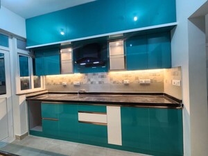 Kitchen in 3 BHK Apartment at Emarland Residency, Btm Layout – for Rent