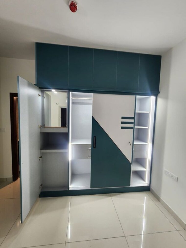 Kitchen, emarland-residency 3 Bedroom 1500 Sq.Ft. Apartment In Btm Layout Bangalore 10216662