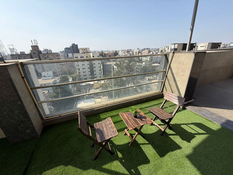 Balcony, bodakdev 4 Bedroom 3260 Sq.Ft. Apartment In Bodakdev Ahmedabad 10216653