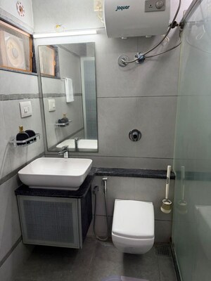 Bathroom in 4 BHK Apartment at Bodakdev – for Rent