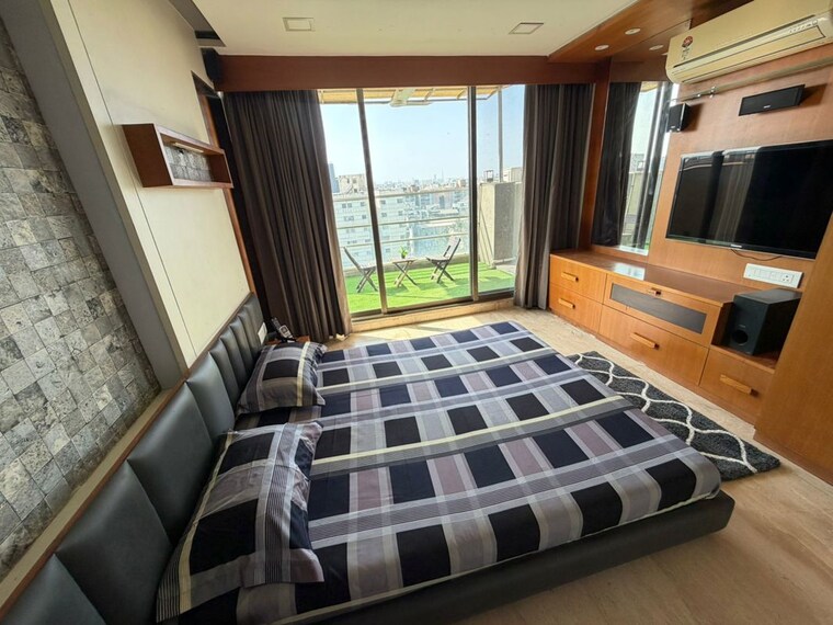 Bedroom, bodakdev 4 Bedroom 3260 Sq.Ft. Apartment In Bodakdev Ahmedabad 10216653