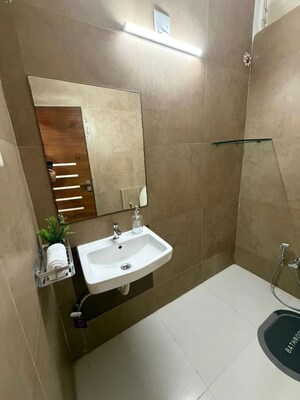 Bathroom in 4 BHK Apartment at Bodakdev – for Rent