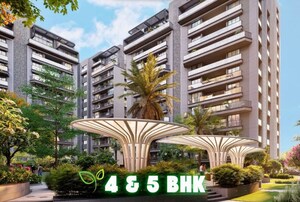 4 BHK Apartment – Exterior View View at Vesu - for Sale
