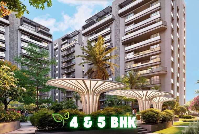 Exterior View, vesu 4 Bedroom 4000 Sq.Ft. Apartment In Vesu Surat 10216671