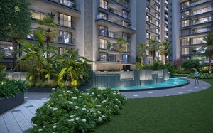 4 BHK Apartment – Exterior View View at Vesu - for Sale
