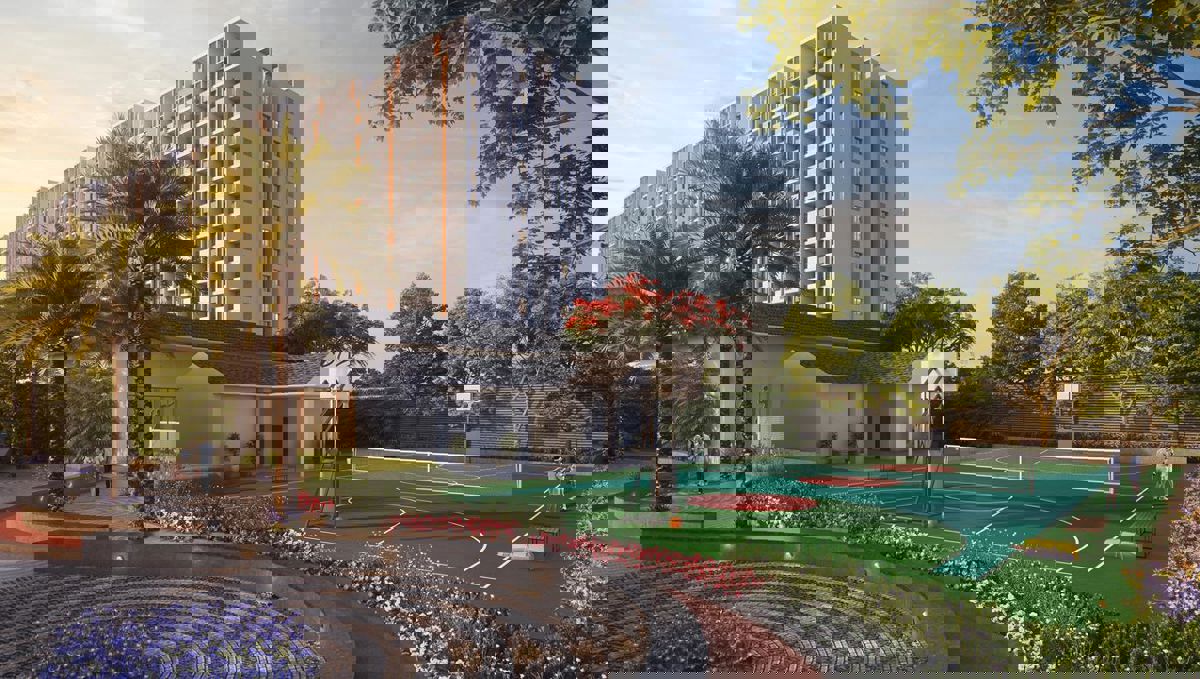 3 BHK + Servant Room 1530 Sq.Ft. Apartment in Majestique Towers East Phase 1