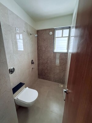 Bathroom in 3 BHK Apartment at Saheel Itrend Life 3, Wakad – for Rent