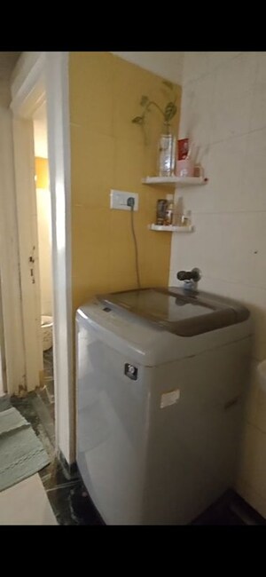 Bathroom in 1 BHK Apartment at Sheth Vasant Galaxy, Goregaon West – for Rent
