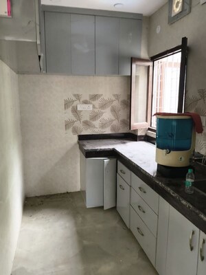 Kitchen in 1 BHK Builder Floor at Greater Kailash I – for Rent