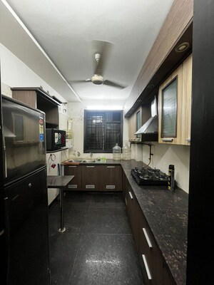 Kitchen in 3 BHK Builder Floor at East Of Kailash – for Rent