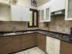 Kitchen in 3 BHK Builder Floor at Malviya Nagar – for Rent