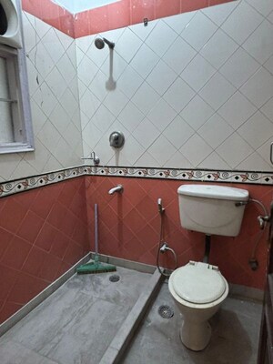 Bathroom in 3 BHK Builder Floor at Malviya Nagar – for Rent