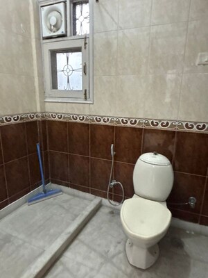 Bathroom in 3 BHK Builder Floor at Malviya Nagar – for Rent