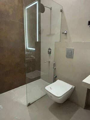 Bathroom in 3 BHK Builder Floor at Malviya Nagar – for Rent