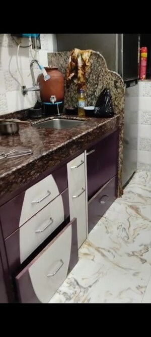 Kitchen in 1 BHK Apartment at MHADA Prakash Cotton Mill, Lower Parel – for Rent