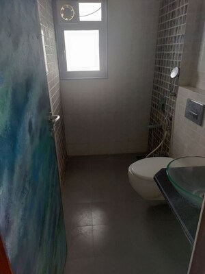 Bathroom in 2 BHK Apartment at Omkar Veda Exclusive, Parel – for Rent