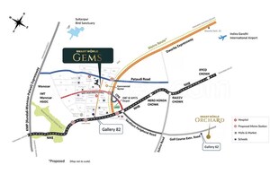 2.5 BHK Builder Floor – Map Location View at Smart World Gems, Sector 89 - for Sale