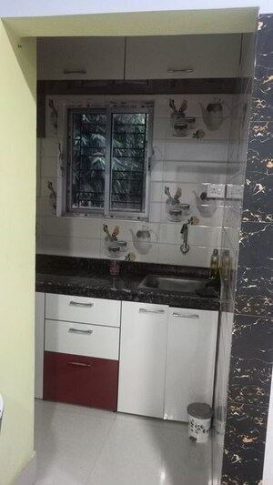 Kitchen in 2 BHK Apartment at Kristi Villa, Chinar Park – for Sale