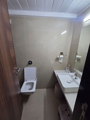Bathroom in 2 BHK Apartment at L&T Emerald Isle, Powai – for Rent