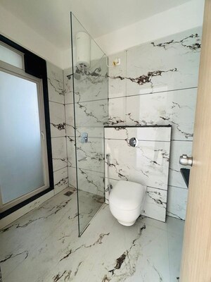 Bathroom in 3 BHK Apartment at RGS Forte, Wakad – for Rent