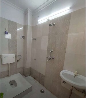 Bathroom in 3 BHK Apartment at Rishita Manhattan, Gomti Nagar – for Rent