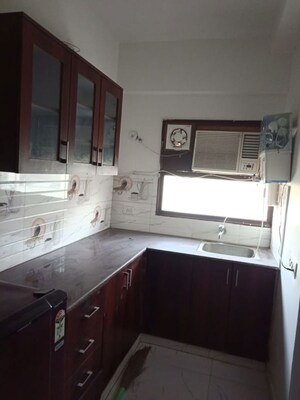 Kitchen in 1 RK Apartment at Omaxe Gurgaon Mall, Sector 49 – for Rent