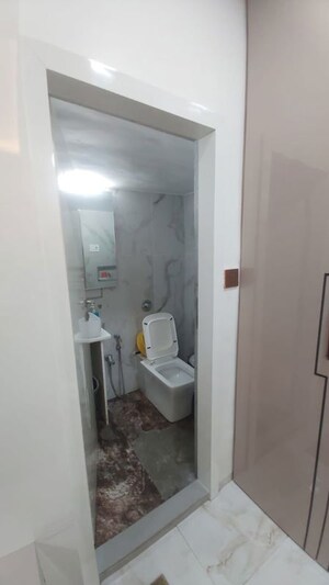 Bathroom in 2 BHK Apartment at Neptune Living Point, Bhandup West – for Rent