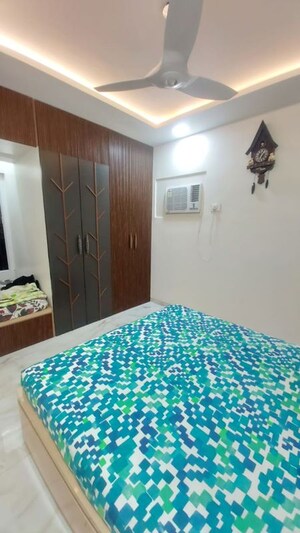 Bedroom in 2 BHK Apartment at Neptune Living Point, Bhandup West – for Rent