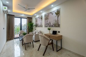 Master Bedroom in 1 BHK Builder Floor at Sushant Lok 2, Sector 57 – for Rent