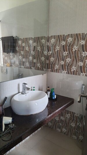Bathroom in 1 BHK Apartment at Mayuresh Residency Mumbai, Bhandup West – for Rent
