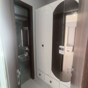 Building Lobby in 3 BHK Apartment at Runwal Elegante, Andheri West – for Sale