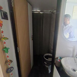 Bathroom in 2 BHK Apartment at Prathamesh Krupa Kedar Darshan, Andheri West – for Sale