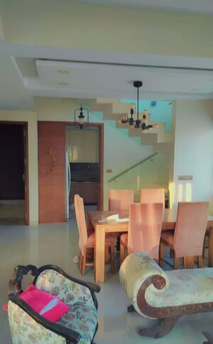 Living Room in 3 BHK Penthouse at The Residences Jayamahal, Jayamahal – for Rent