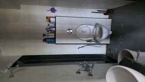 Bathroom in 1 BHK Apartment at USD Unique Vistas, Manpada – for Sale