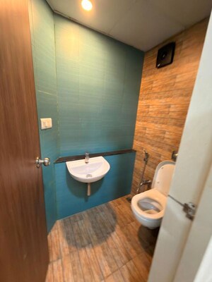 Bathroom in 1 BHK Apartment at Lodha Crown Quality Homes, Majiwada – for Rent
