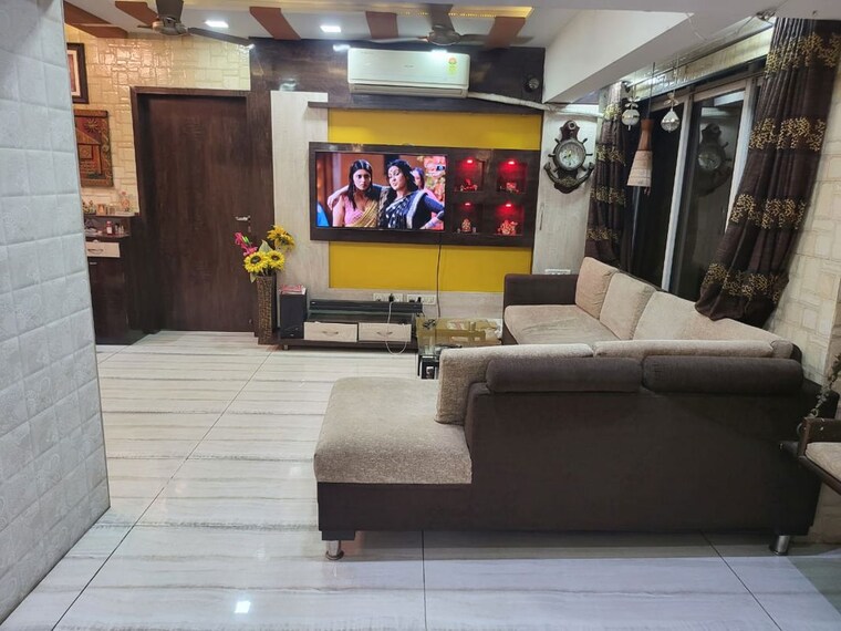 Living Room, sun-city-mercury 2 Bedroom 750 Sq.Ft. Apartment In Powai Mumbai 10217008