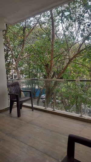 Balcony in 3 BHK Apartment at Jubilee Hills – for Rent