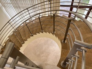 Staircase in 4 BHK Villa at Prestige White Meadows, Whitefield – for Sale