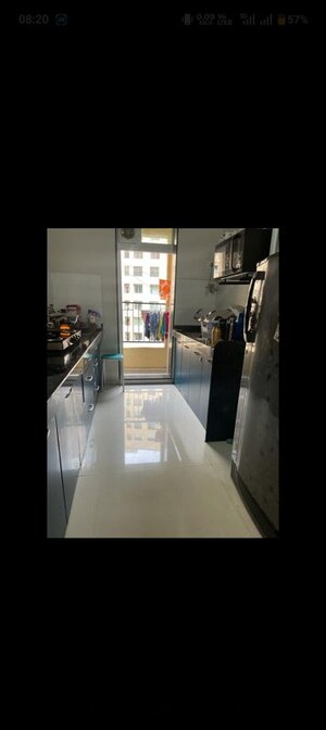 Kitchen in 2 BHK Apartment at Rustomjee Azziano Wing K, Thane West – for Rent