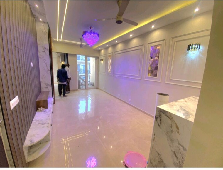 Living Room, signature-global-park-4-and-5 3 Bedroom 1120 Sq.Ft. Builder Floor In Sohna Sector 36 Gurgaon 10217123